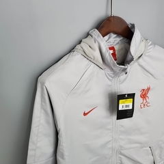 Jaqueta Corta Vento Liverpool 20/21 - Masculina - Cinza na internet