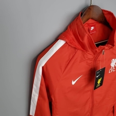 Jaqueta Corta Vento Liverpool 21/22 - Masculina - Vermelho na internet