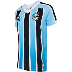 Camisa Grêmio 1 22/23 Torcedor Umbro Feminina - Azul e Preto - comprar online