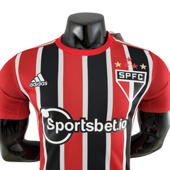 Camisa São Paulo 2 22/23 Jogador Adidas Masculina - Vermelha - Lux Esports - Camisas de Futebol