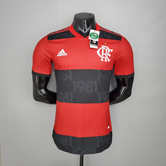 Camisa Flamengo 1 Adidas 2021/22 Jogador Masculina - Vermelho e Preto - comprar online