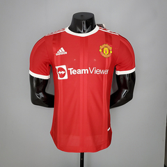 Camisa Manchester United 1 2021/22 Jogador Masculina - Vermelha