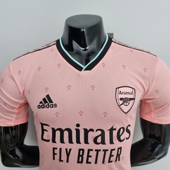 Camisa Arsenal III 22/23 Jogador Adidas Masculina - Rosa - Lux Esports - Camisas de Futebol