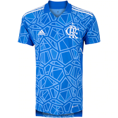 Camisa Flamengo Goleiro 22/23 Torcedor Adidas Masculina - Azul