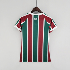 Camisa Fluminense I 22/23 Torcedor Umbro Feminina - Vermelho e Verde na internet