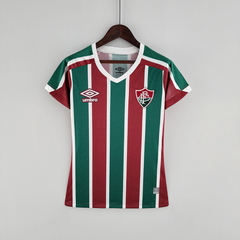 Camisa Fluminense I 22/23 Torcedor Umbro Feminina - Vermelho e Verde - comprar online