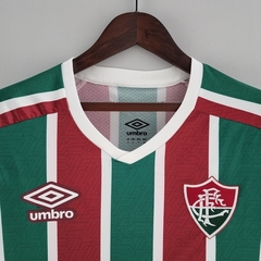 Camisa Fluminense I 22/23 Torcedor Umbro Feminina - Vermelho e Verde - loja online