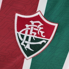 Camisa Fluminense I 22/23 Torcedor Umbro Feminina - Vermelho e Verde