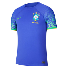 Camisa Seleção Br@z!l II 2022/23 Azul - Nike - Torcedor Masculina