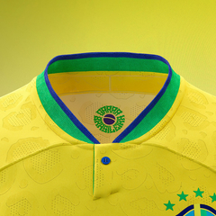 Camisa Seleção Br@z!l I 2022/23 Amarela - Nike - Jogador Masculina - loja online