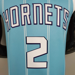 Regata Charlotte Hornets Branca e Azul - Nike - Masculina - loja online