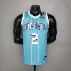 Regata Charlotte Hornets Branca e Azul - Nike - Masculina