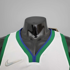 Regata Dallas Mavericks Branco - Nike - Masculina - Lux Esports - Camisas de Futebol