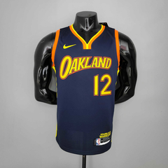 Regata Golden State Warriors Preta e Amarela - Nike - Masculina