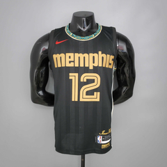 Regata Memphis Grizzlies Preta e Amarela - Nike - Masculina