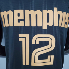 Regata Memphis Grizzlies Preta e Amarela - Nike - Masculina - loja online