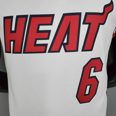 Regata Miami Heat Branca - Nike - Masculina - loja online