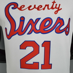 Regata Philadelphia 76ers Branca - Nike - Masculina - loja online