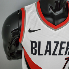 Regata Portland Trail Blazers Branca - Nike - Masculina na internet