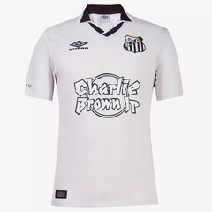 Camisa Santos Charlie Brown 22/23 Torcedor Umbro Masculina - Branca