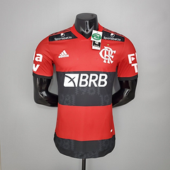 Imagem do Camisa Flamengo 1 Adidas 2021/22 Jogador Masculina - Vermelho e Preto