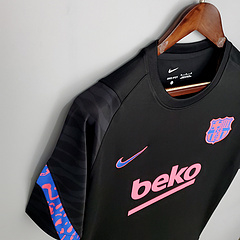 Camisa Barcelona Treino 21/22 Torcedor Nike Masculina - Preta - Lux Esports - Camisas de Futebol