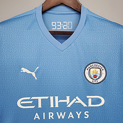 Camisa Manchester City I 21/22 Torcedor Puma Masculina - Azul - Lux Esports - Camisas de Futebol