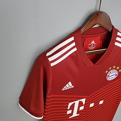 Camisa Bayern de Munique I 21/22 Torcedor Adidas Masculina - Vermemlha - comprar online