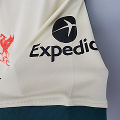 Camisa Liverpool Away 21/22 Torcedor Nike Masculina - Marfim - loja online