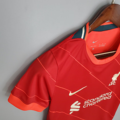 Camisa Liverpool Home 21/22 Torcedor Nike Feminina - Vermelha na internet