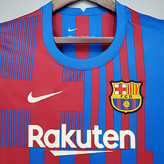 Camisa Barcelona Home 21/22 Torcedor Nike Feminina - Azul com Vermelho na internet