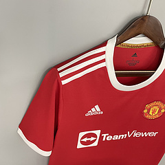 Camisa Manchester United 1 21/22 Torcedor Adidas Masculina - Vermelho