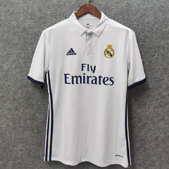 Camisa Real Madrid I Retrô 16/27 Torcedor Adidas Masculino - Branca na internet