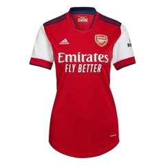 Camisa Arsenal Home 21/22 Torcedor Adidas Feminina - Vermelha