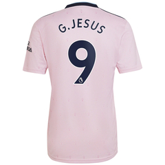 Camisa Arsenal III G.Jesus 9 22/23 Torcedor Adidas Masculina - Rosa na internet