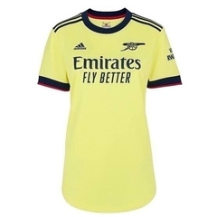 Camisa Arsenal Away 21/22 Torcedor Adidas Masculina - Amarela