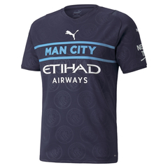 Manchester City Third 21/22 Torcedor Puma Masculina - Azul escuro