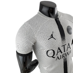 Camisa PSG II 22/23 Jogador Nike Masculina - Cinza/Branca - Lux Esports - Camisas de Futebol