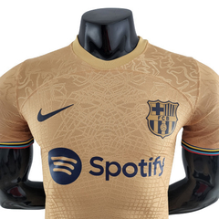 Camisa Barcelona II 22/23 Dourada - Jogador Nike Masculina - Lux Esports - Camisas de Futebol