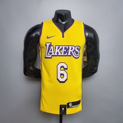 Regata Los Angeles Lakers Amarela - Nike - Masculina Gola V