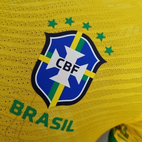 Official 2022-2023 Brazil Crest Tee (Yellow): Buy Online on Offer