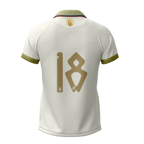 Camisa Brasil Polo Branca/Dourada 2022/2023 Masculina - Fut
