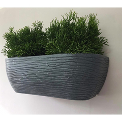 MACETA DE PARED FLORIDIS 46 CM × 17 CM GRIS GRAFITO - comprar online