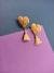 Aretes de corazón con barbitas chicas. - comprar en línea