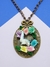 Collar Unicornio con Flores