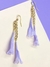 Flor de Jacarandas Aretes