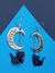 Aretes Gato con Luna Metálica - comprar en línea