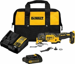 DEWALT MAX XR- Kit de herramientas oscilantes de 20 V y 3 velocidades (DCS356C1)