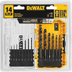 DEWALT Juego de brocas, negro y dorado, 14 piezas (DWA1184)