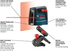 Bosch GLL 30 S Self Leveling Cross Line Laser - comprar online
